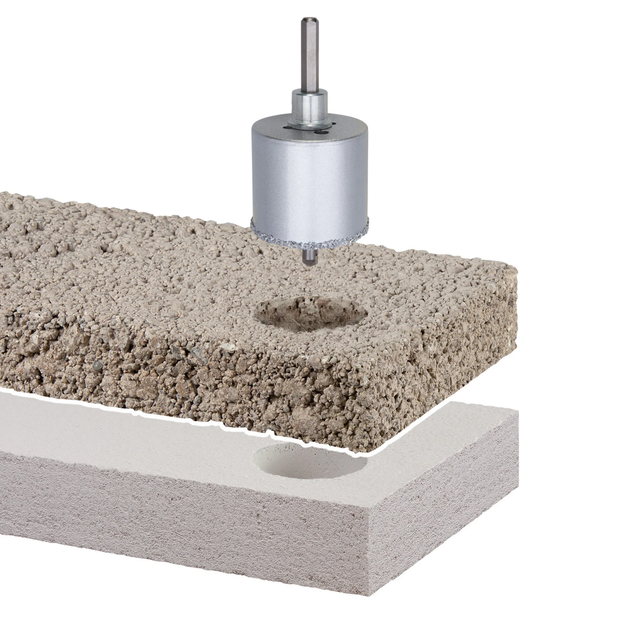 Bohrkroneneinsatz-Set, hartmetallbestreut, 5-tlg. - Image 5