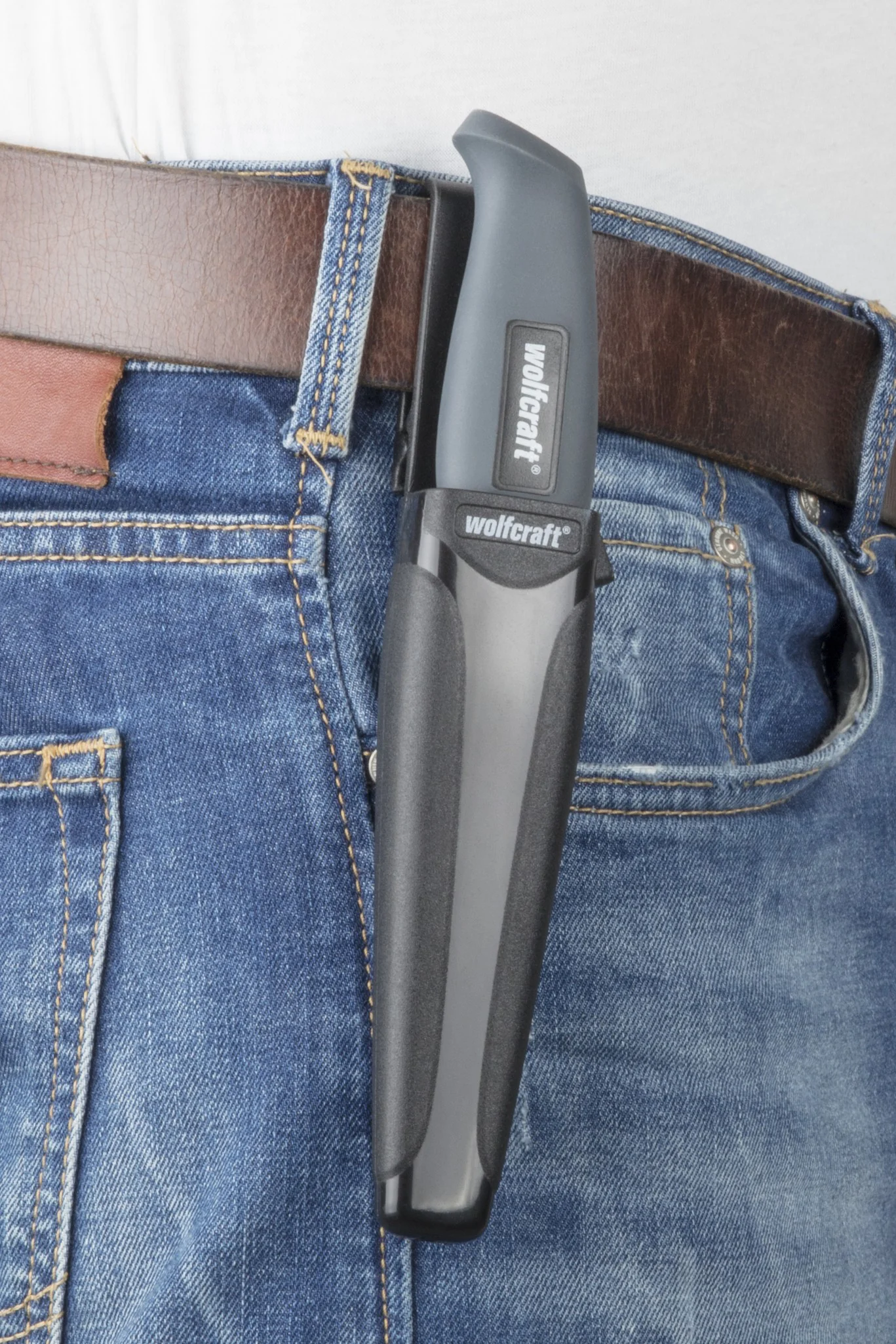 Outdoormesser mit glatter Klinge und Köcher - Image 3
