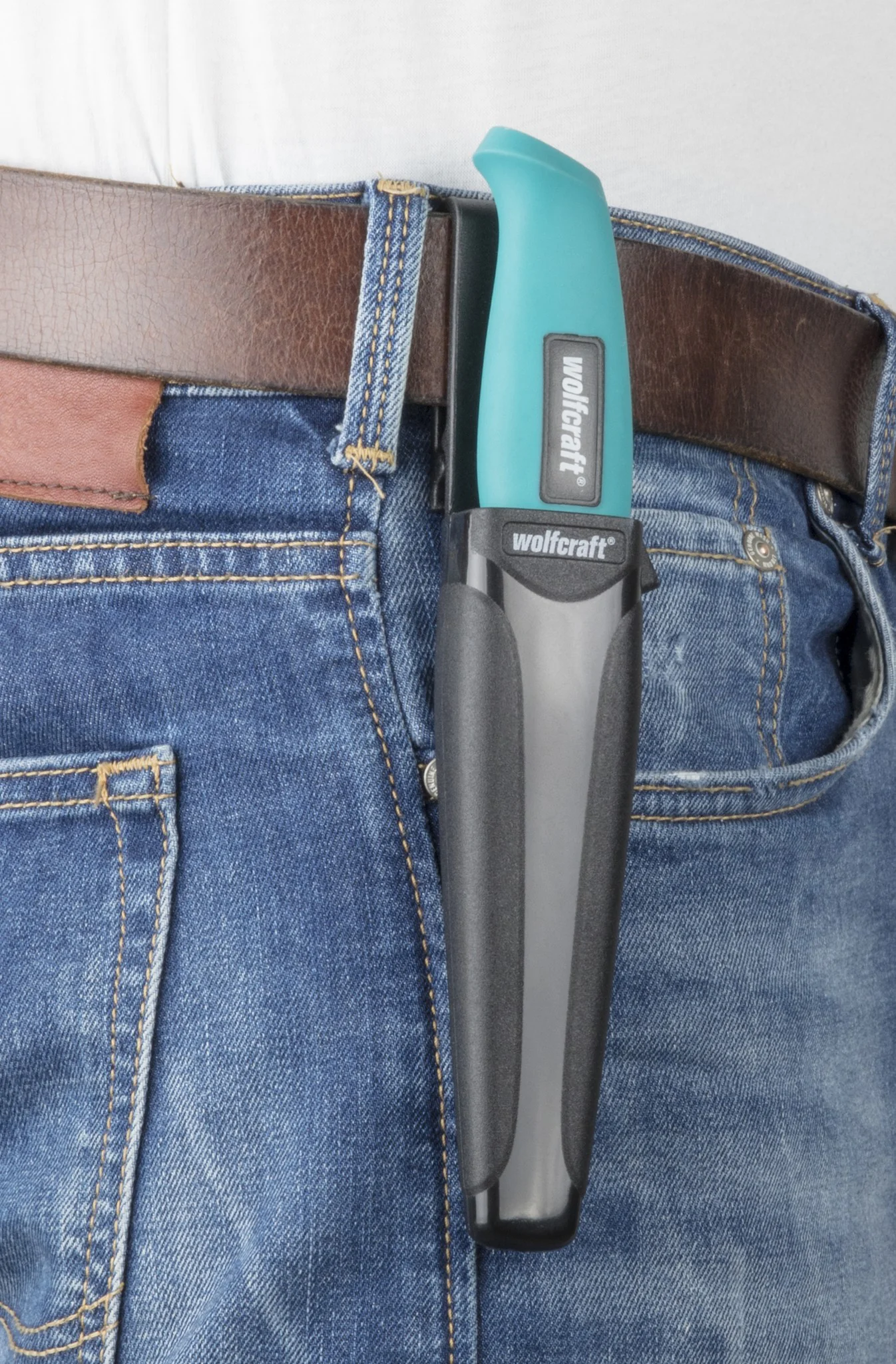 Outdoormesser mit gezahnter Klinge und Köcher - Image 4