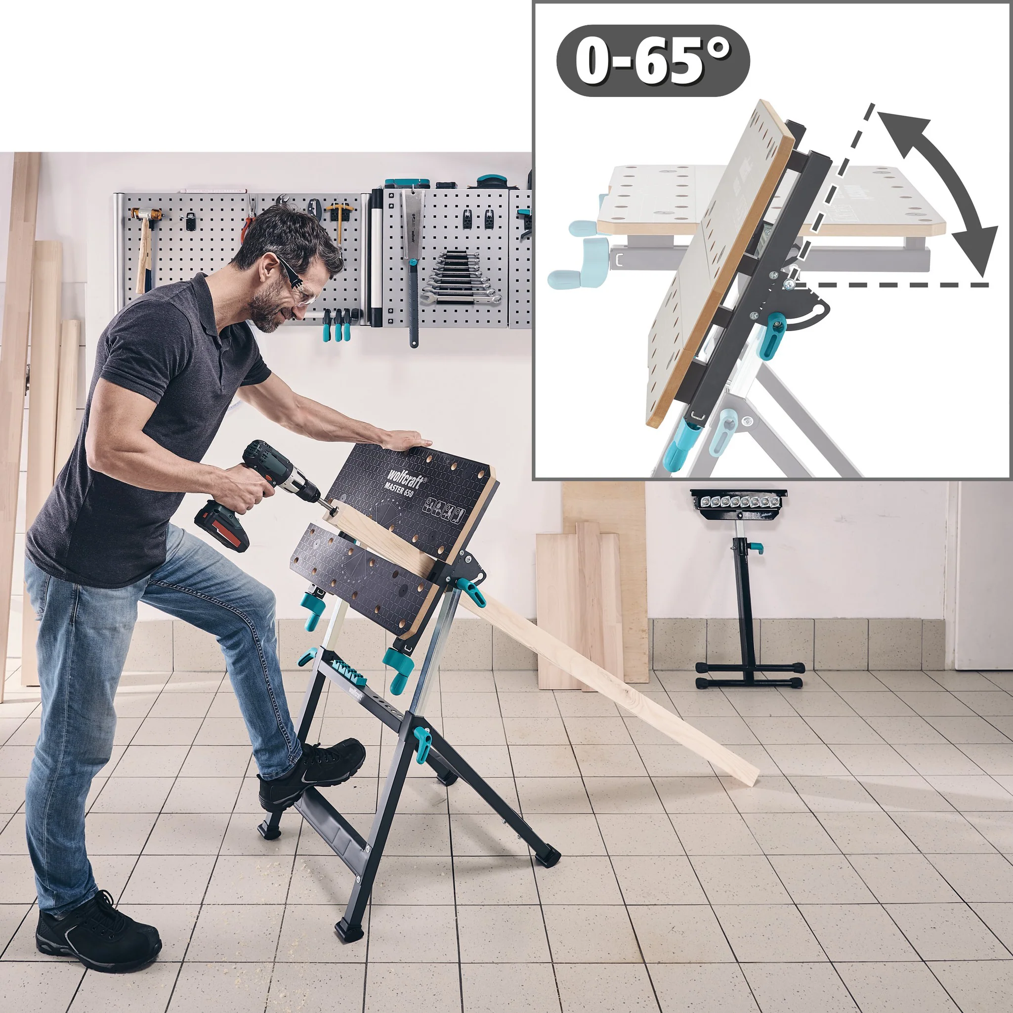 Spann- und Arbeitstisch MASTER 650 ERGO - Image 7